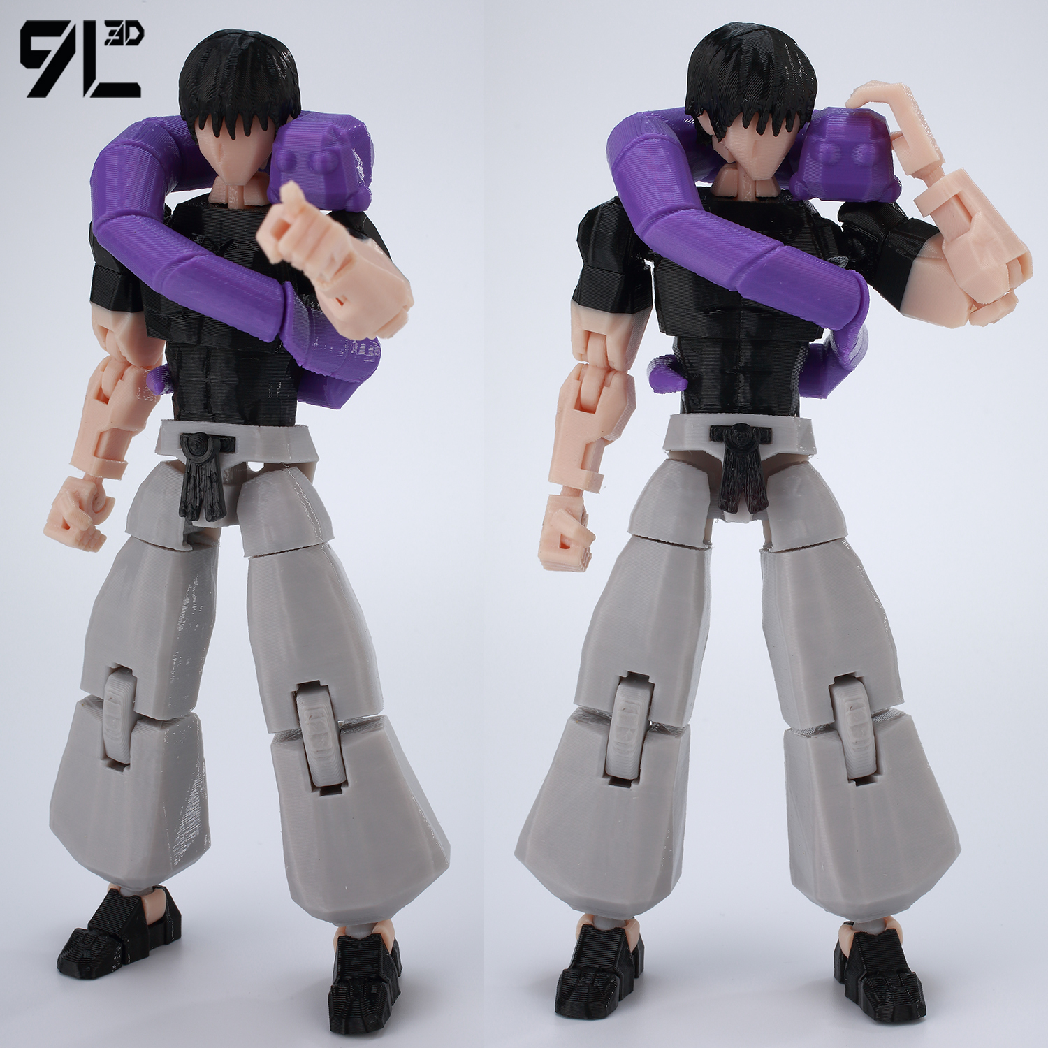 Anime Merchandise Solo Leveling - 9L3D Printed Jujutsu Kaisen Fushiguro Toji