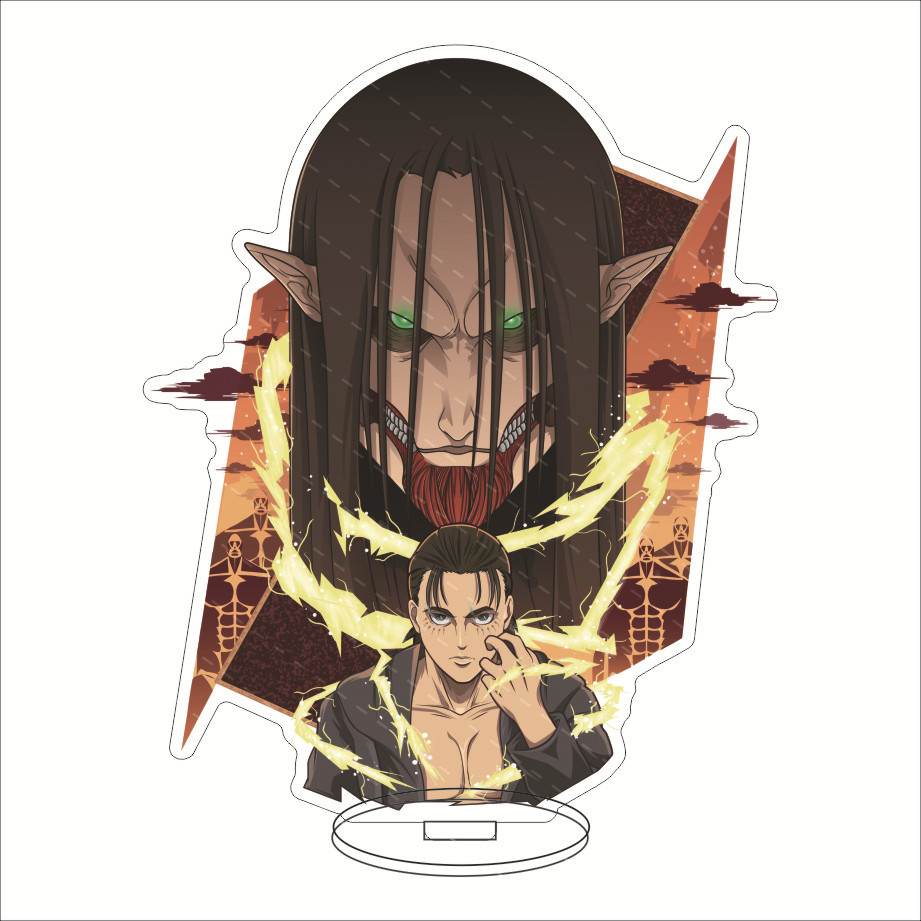 16CM Anime Figure ‌Attack on T - Acrylic Stand Figure ulasan dan harga