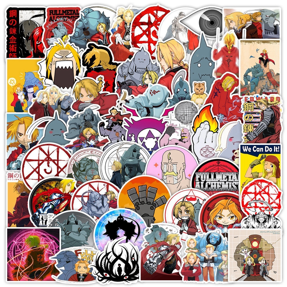 1 Pack Anime Sticker Fullmetal - Sticker Sheet Set ulasan dan harga