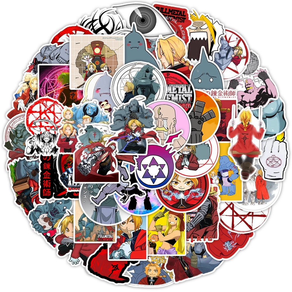 1 Pack Anime Sticker Fullmetal - Sticker Sheet Set ulasan dan harga