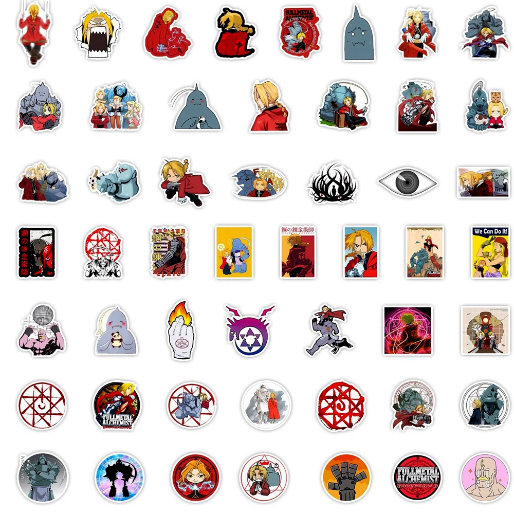 1 Pack Anime Sticker Fullmetal - Sticker Sheet Set ulasan dan harga