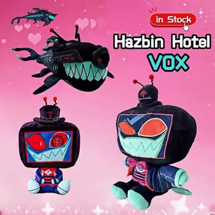 IN STOCK NEW Hazbin Hotel Plus - Anime Merchandise Plush Toys ulasan dan harga