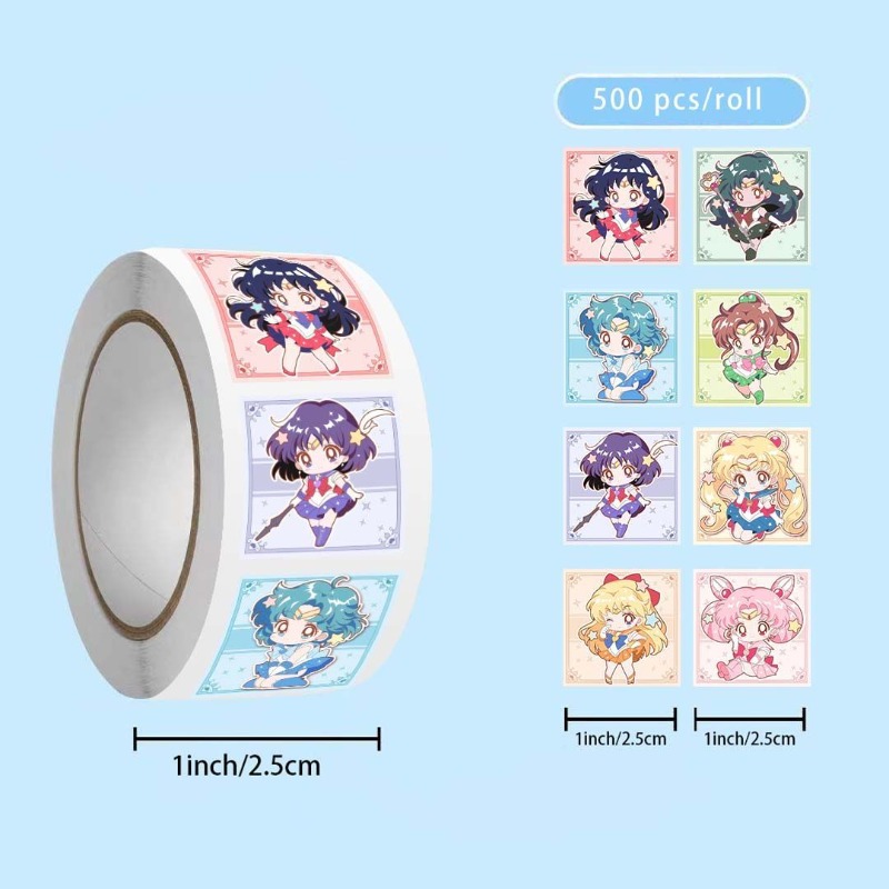 500 sheets/roll new style Sail - Sticker Sheet Set ulasan dan harga