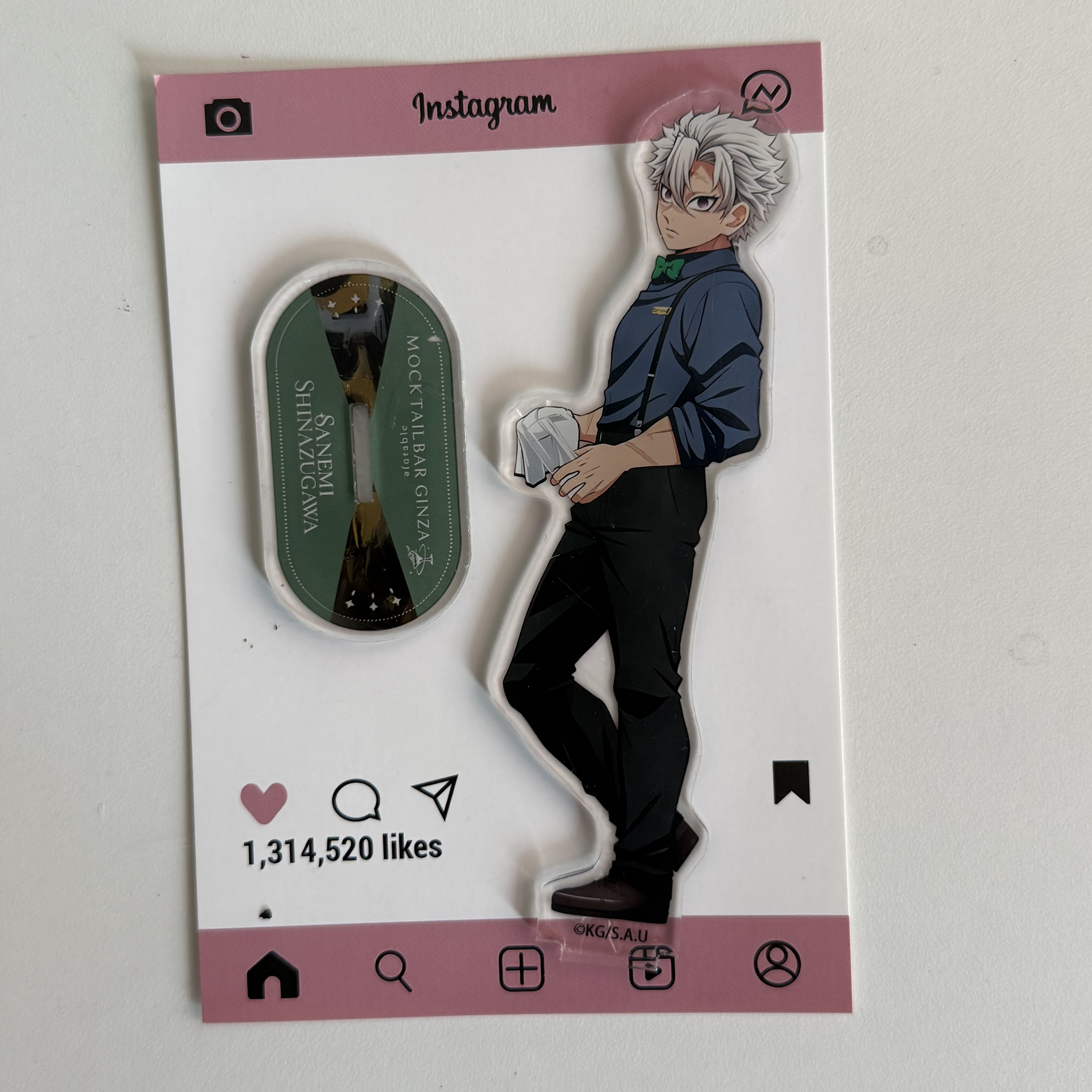 Anime Peripherals Bartender Gi - Acrylic Stand Figure ulasan dan harga