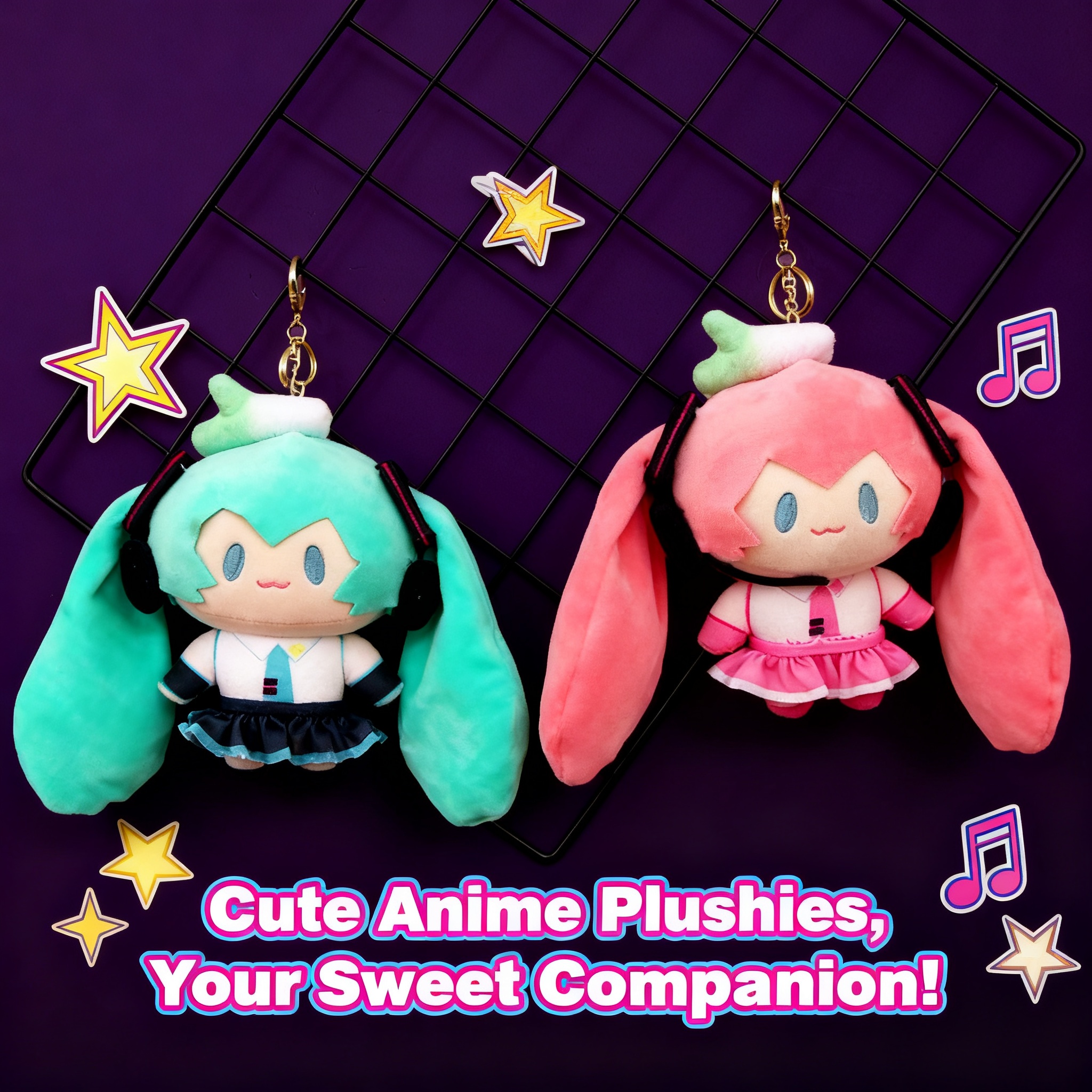 Miku Hatsune Anime Plush Doll  - Anime Merchandise Plush Toys ulasan dan harga
