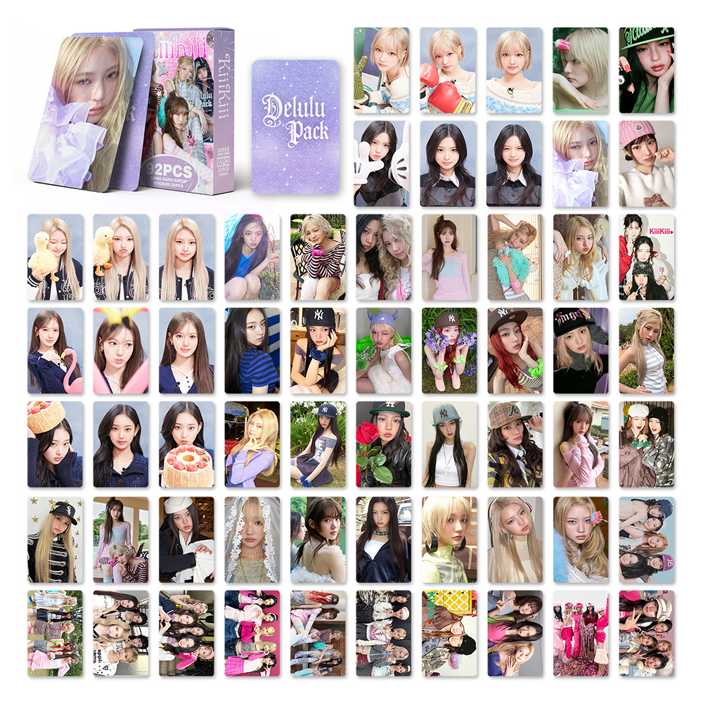 92pcs KiiiKiii Delulu Pack Pho - Sticker Sheet Set ulasan dan harga
