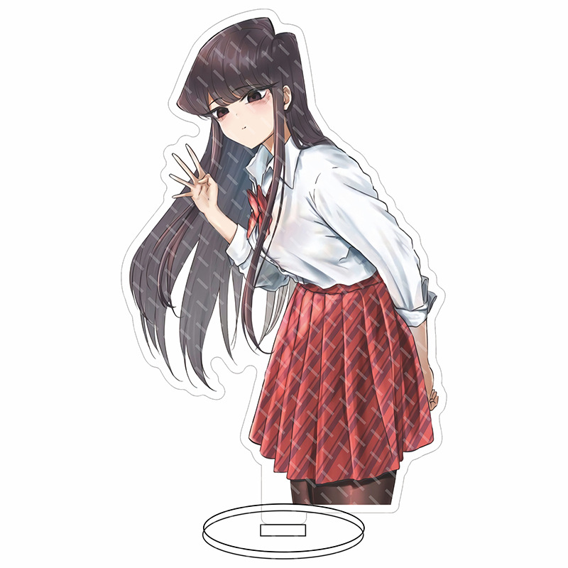 16CM Anime Figure Komi Can't C - Acrylic Stand Figure ulasan dan harga