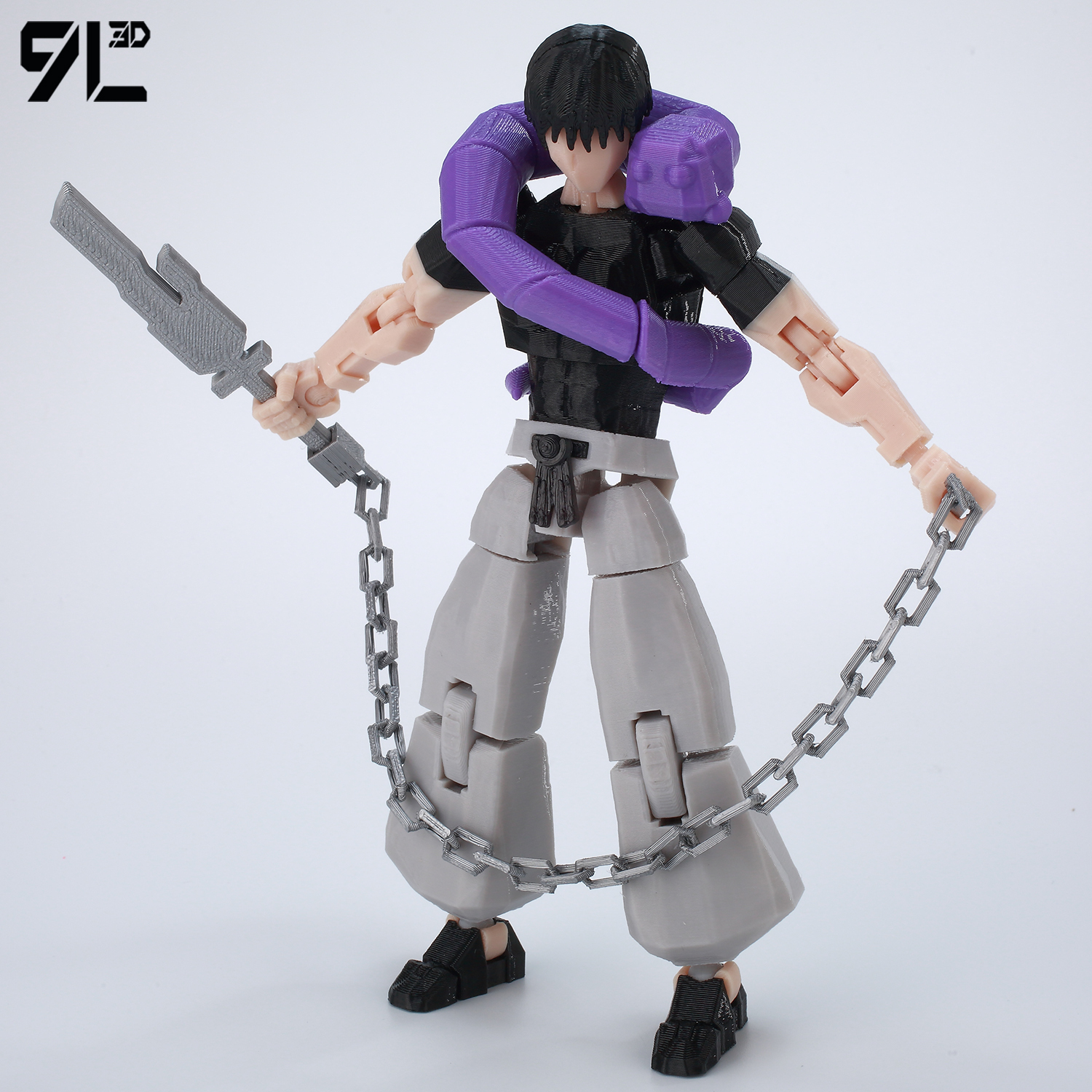 9L3D Printed Jujutsu Kaisen Fu - Anime Merchandise Solo Leveling ulasan dan harga