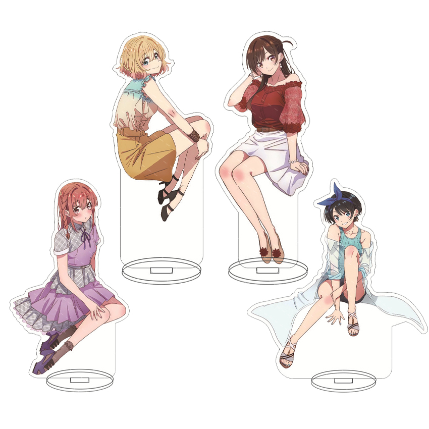 16CM Anime Figure Rent-A-Girlf - Acrylic Stand Figure ulasan dan harga