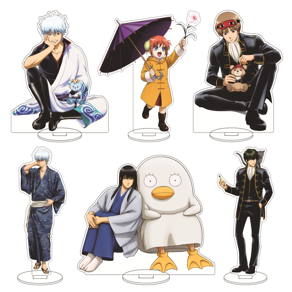 16CM Anime Gintama Sakata Gint - Acrylic Stand Figure ulasan dan harga
