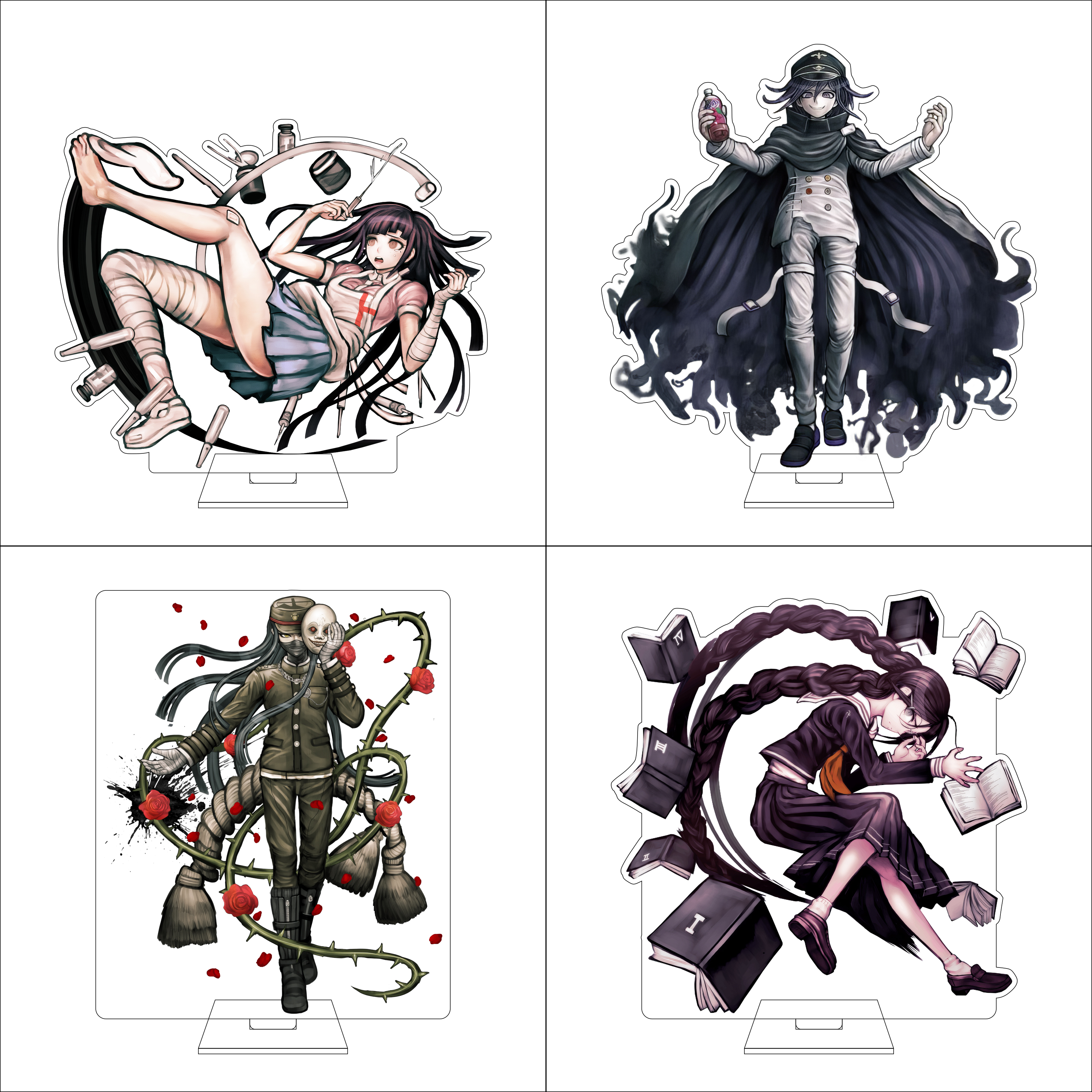16CM Anime Danganronpa Cosplay - Acrylic Stand Figure ulasan dan harga