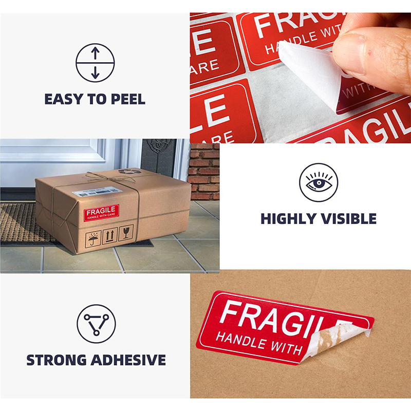 250PCS Fragile Stickers Handle - Sticker Sheet Set ulasan dan harga