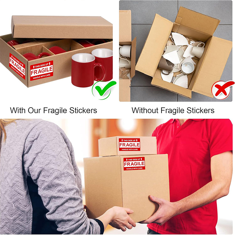 250PCS Fragile Stickers Handle - Sticker Sheet Set ulasan dan harga